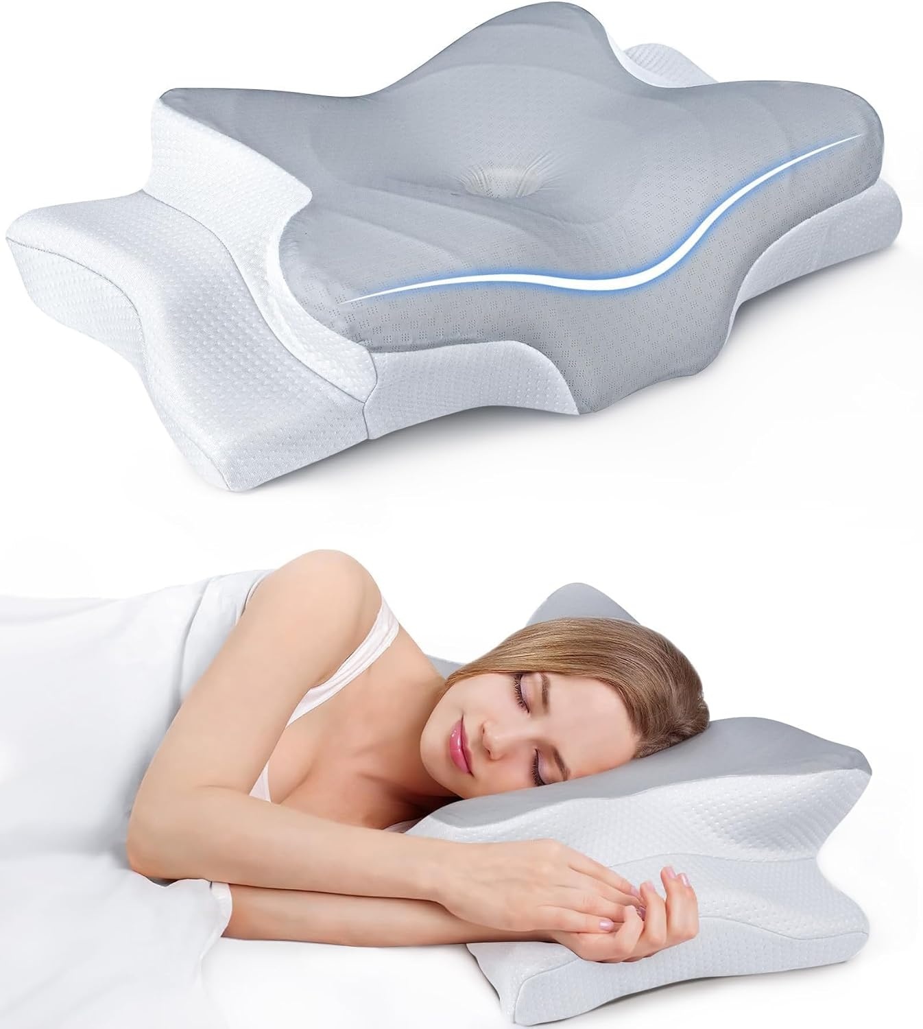 Adjustable Cervical Support Pillow