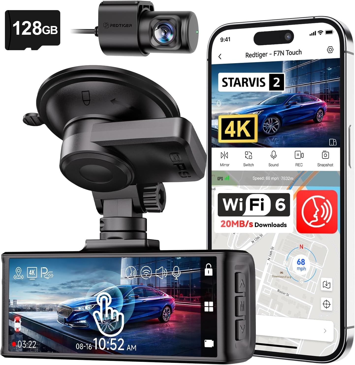 REDTIGER F7N Dash Cam