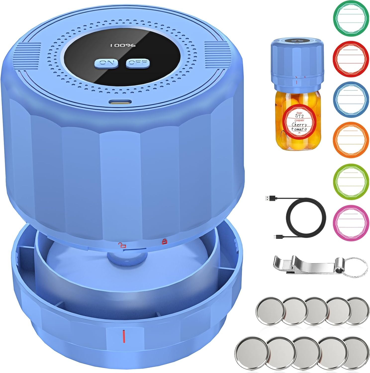 UNERVER M11 Mason Jar Vacuum Sealer