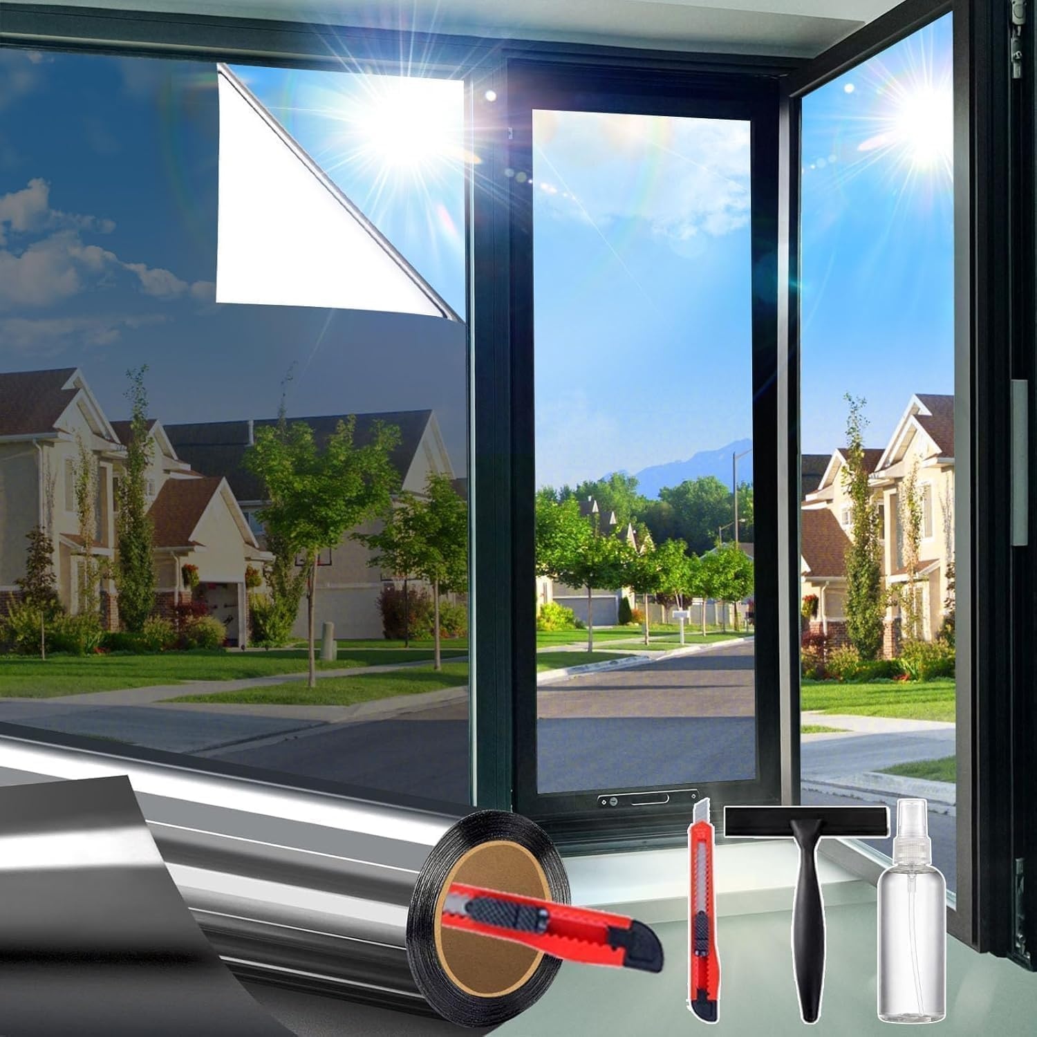 Reflective Window Privacy Film