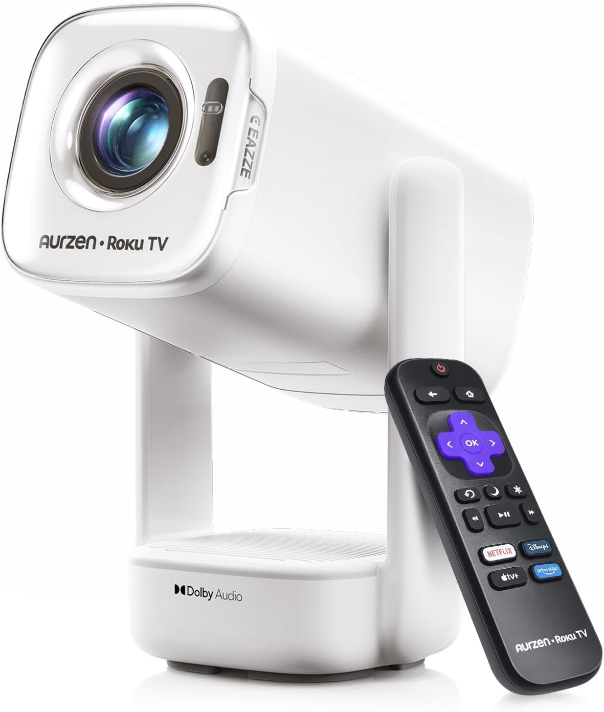 Aurzen Roku TV D1R Air Portable Projector